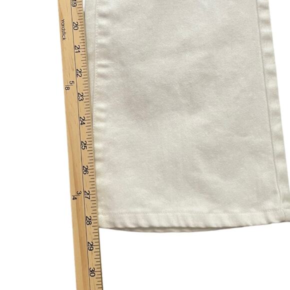 Chico's Women Jeans Size 0R S/4 White So Slimming Bootcut White Festival Resort - Picture 8 of 10